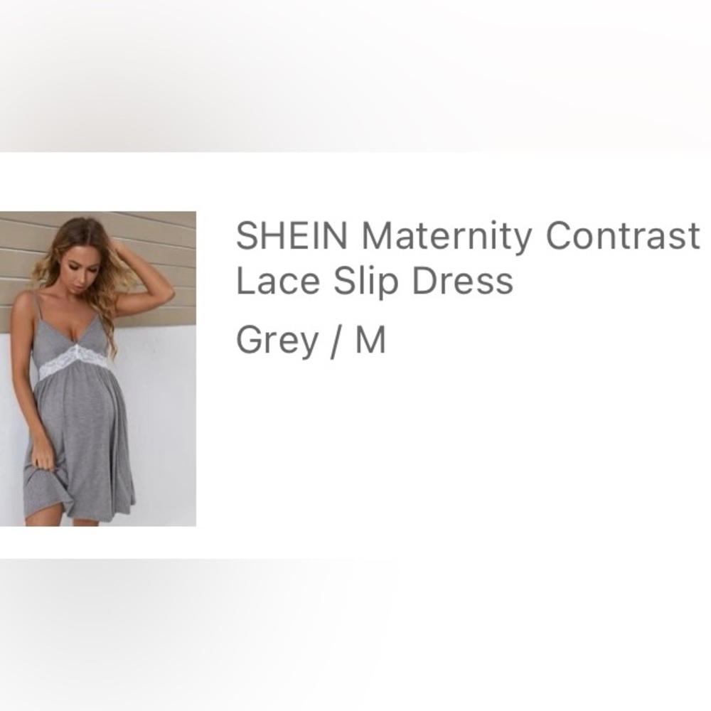 SHEIN Maternity Slip Dress- Medium
